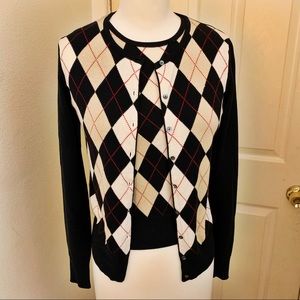 Ann Taylor 2-Piece Tank Top & Cardigan Set- XS